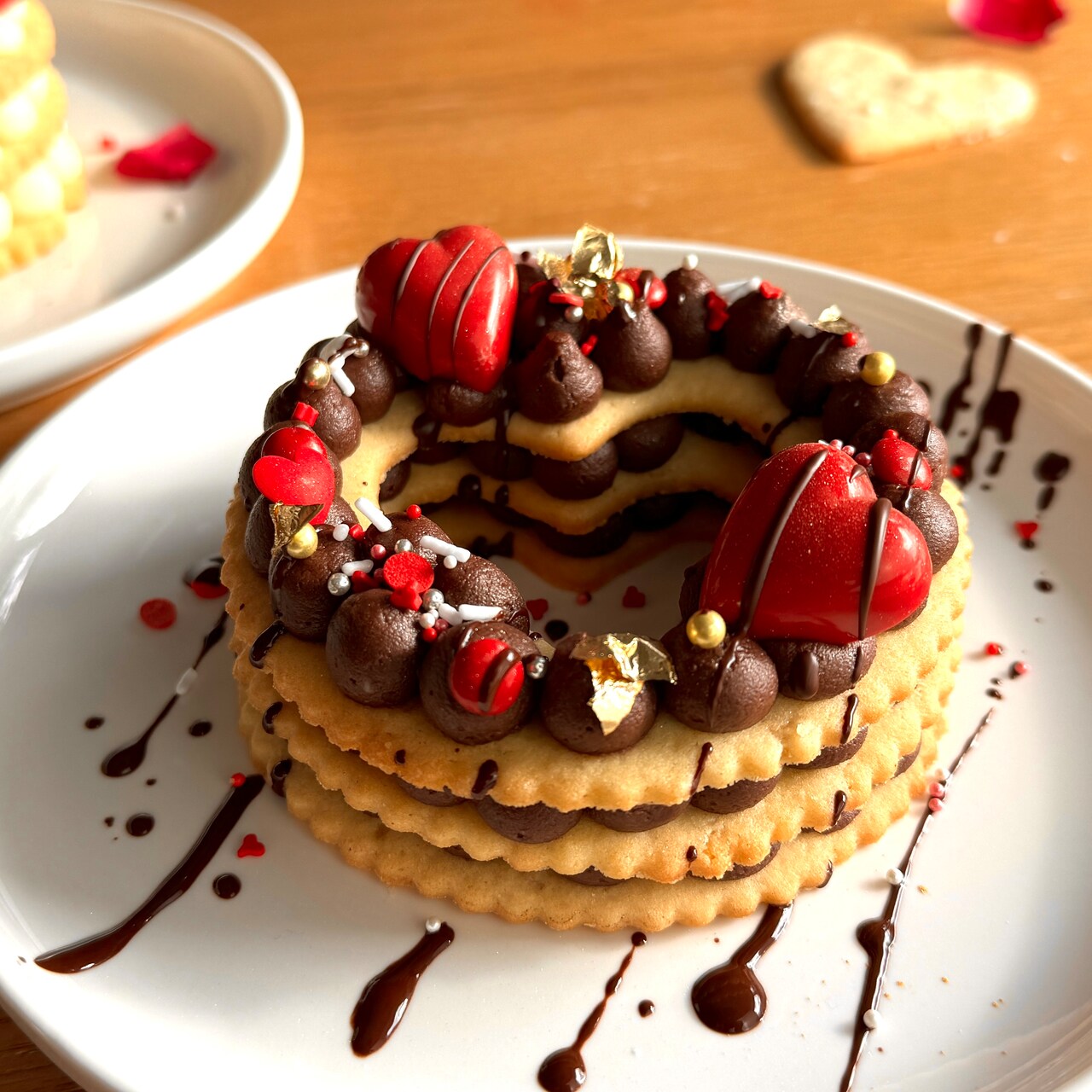 Valentine's Day Cookie Cakes